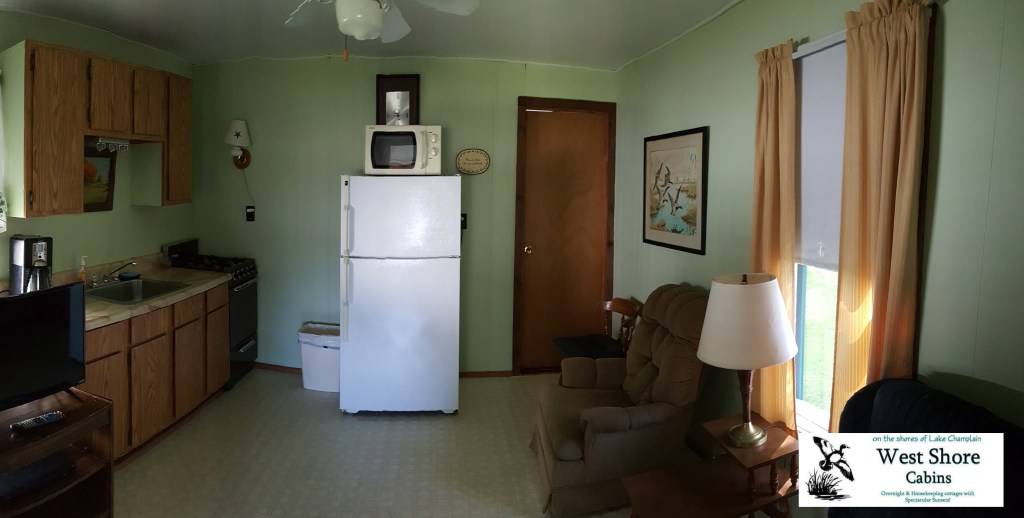 West Shore Cabin 4 West Shore Cabins on Lake Champlain in North Hero